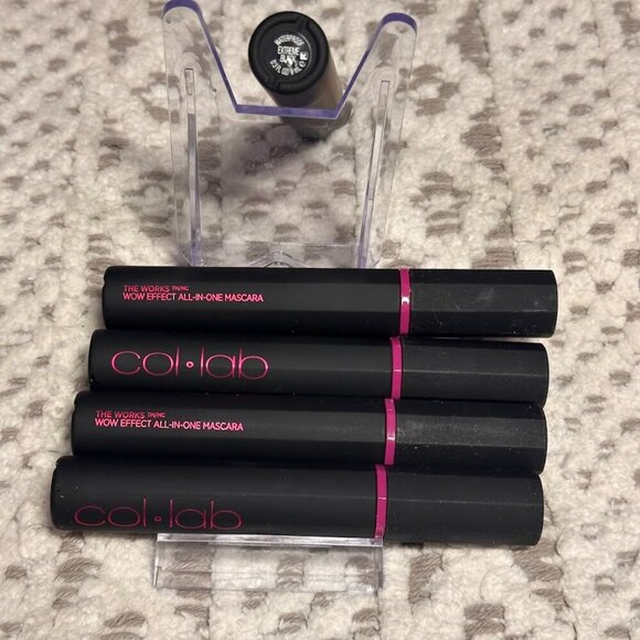 THE WORKS Wow Effect "Eye-Have-it-ALL" Mascara Extreme Black WATERPROOF NWT - Picture 7 of 11